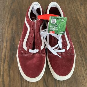 Vans authentic size 11 maroon women’s shoes